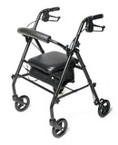 Graham-Field Walkabout Steel Kd 4 Wheel Rollator  Black Lumex