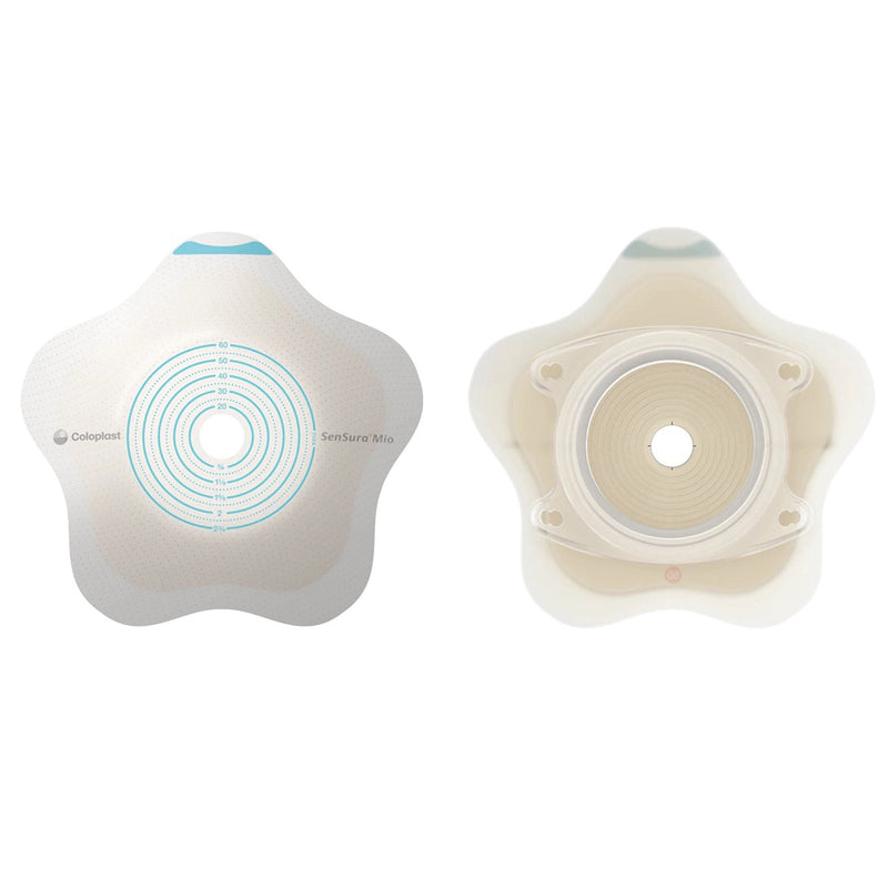 Coloplast SenSura Mio Click Convex Flip Ostomy Barrier, 35 mm Stomas, Red Match (5/BX) 