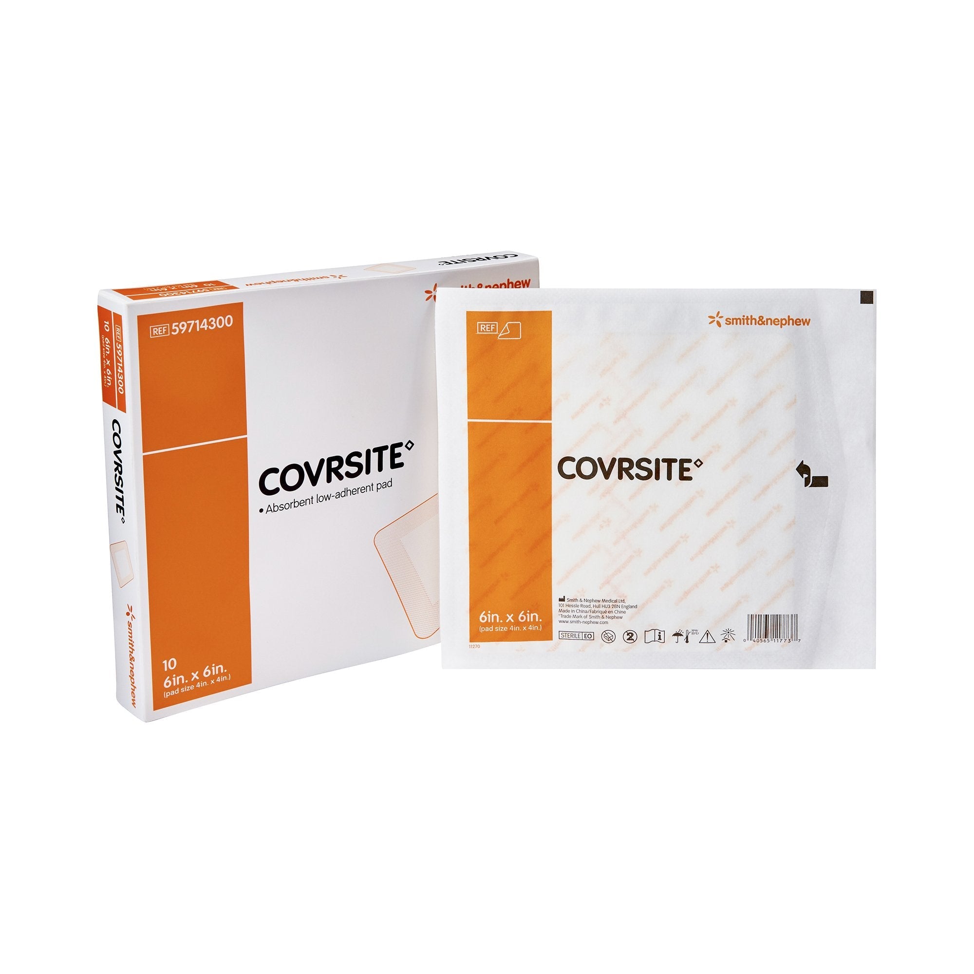 Smith & Nephew Covrsite - Secondary Composite Dressing 6" X 6" 