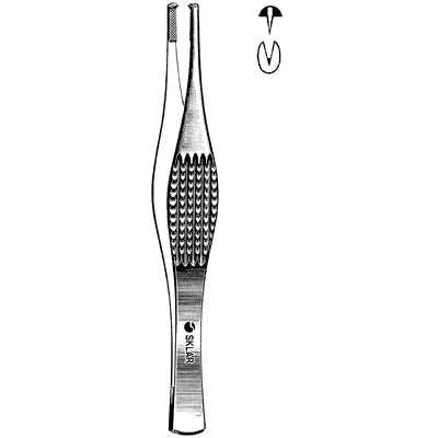 Sklar Ferris-Smith Tissue Forceps - 7", 1x2 Teeth - 47-1470