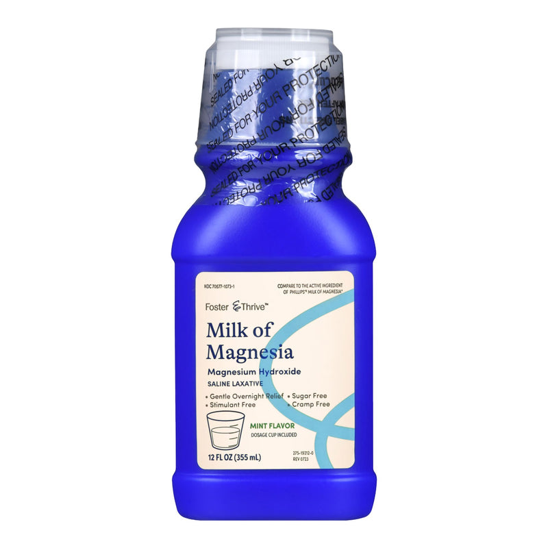 Foster & Thrive Milk of Magnesia Magnesium Hydroxide Liquid Mint (Bottle)