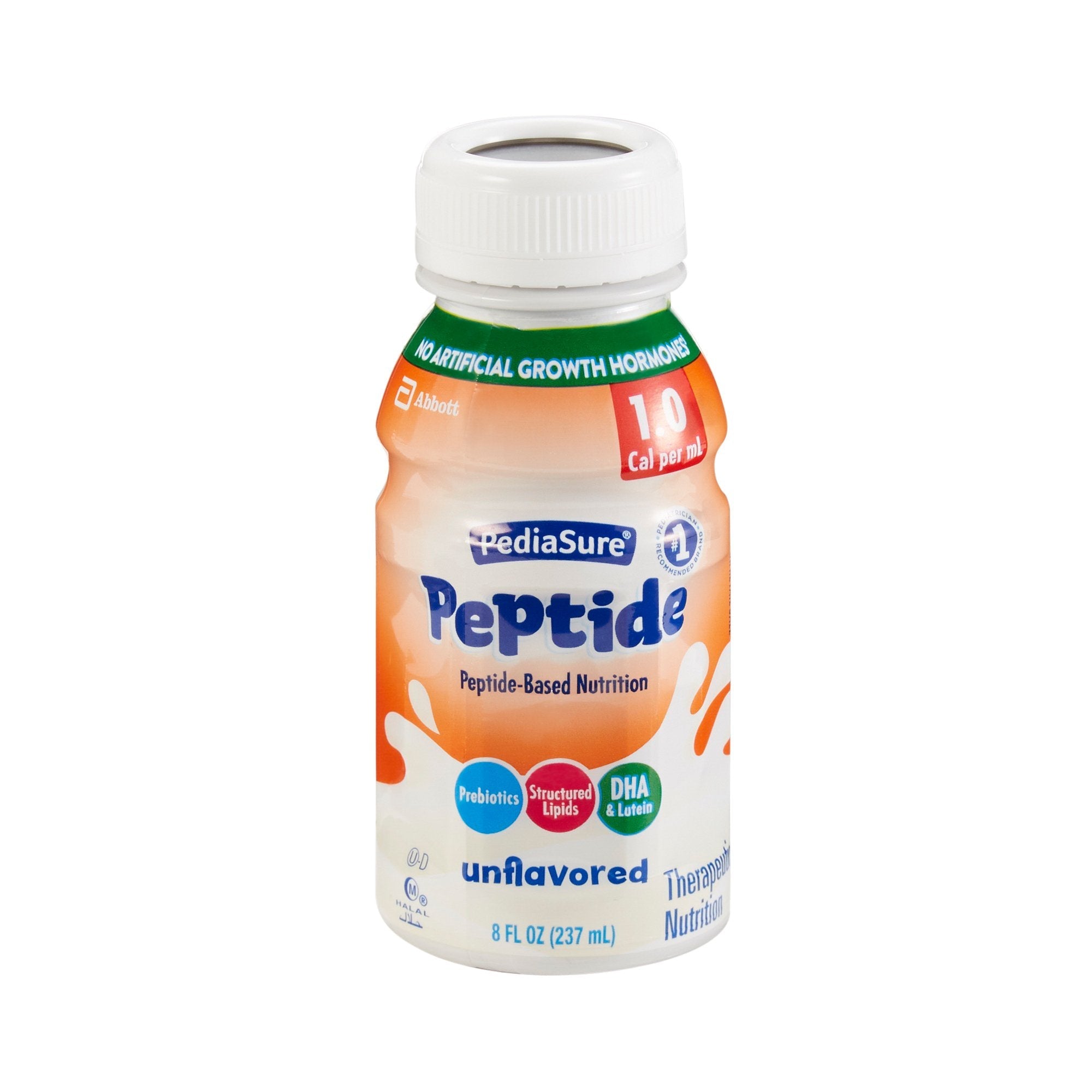 Abbott Nutrition PediaSure Peptide 1.0 Cal Peptide-Based Nutrition, 8-ounce bottle (24/CS) 