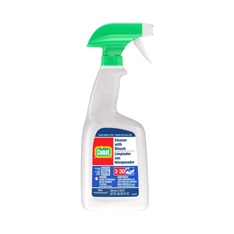 Surface Cleaner Comet with Bleach Trigger Spray Liquid 32 oz. Bottle Fresh Scent NonSterile 