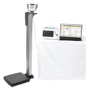 Health o meter Eye Level Scale With Digital Height Rod And Built-In Pelstar Wireless Technology - Kg Only  600KG-BT - Capacity: 272 kg; Resolution: 0.1 kg; P