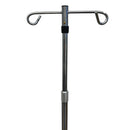 McKesson Brand IV Stand Floor Stand 2 Hooks 4 Legs with Casters 
