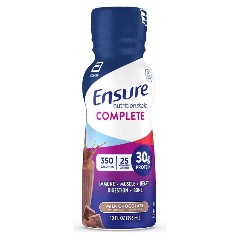Ensure Complete Nutrition Shake, Chocolate, 10-ounce Bottle (Case of 16 Bottles)