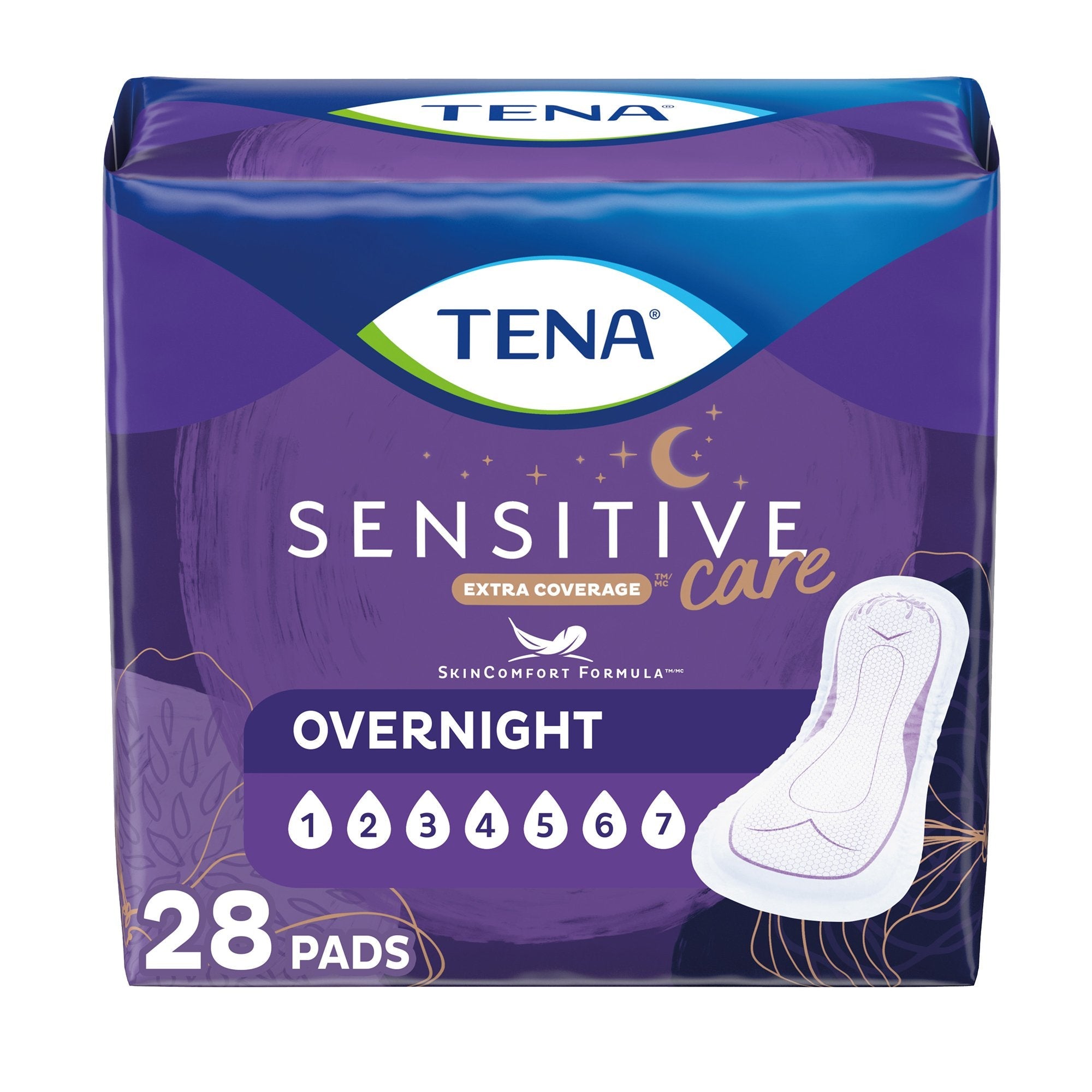 Essity HMS North America Inc Tena Intimates Overnight Bladder Control Pad, 16-Inch Length (84/CS) 