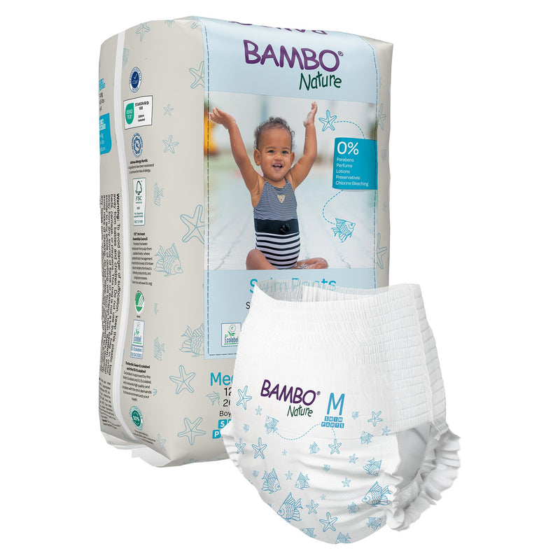 Bambo Nature Swim Pants, Medium (Case of 120)