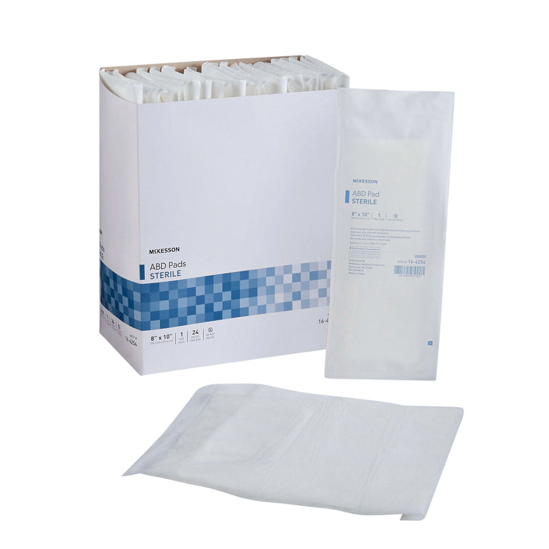 McKesson Sterile Abdominal Pad, 8 x 10 Inch (Case of 360)