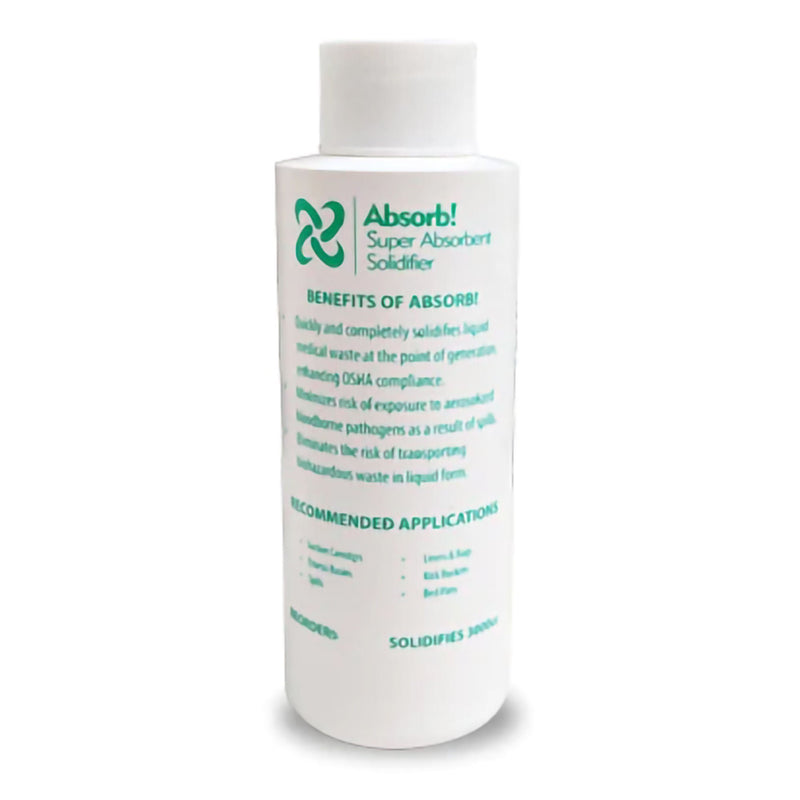 Fluid Solidifier Absorb! 1,200 cc Bottle 23.5 oz. (Case of 175)