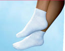 SOCK DIABETIC MINI-CREW CLOSEDWHT SM
