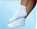 SOCK DIABETIC MINI-CREW CLOSEDWHT SM