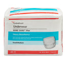 Cardinal Sure Care Plus Heavy Absorbent Underwear, Medium (80/CS) 