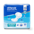 Attends Shaped Bladder Control Pads, Plus (Case of 80)