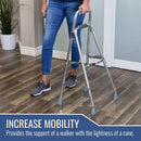 DMI Folding Walker, Silver (Each)