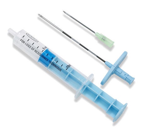 TRAY EPIDURAL SINGLE SHOT 7MLFIXED LS DRAPE 10/CS (RX) NR