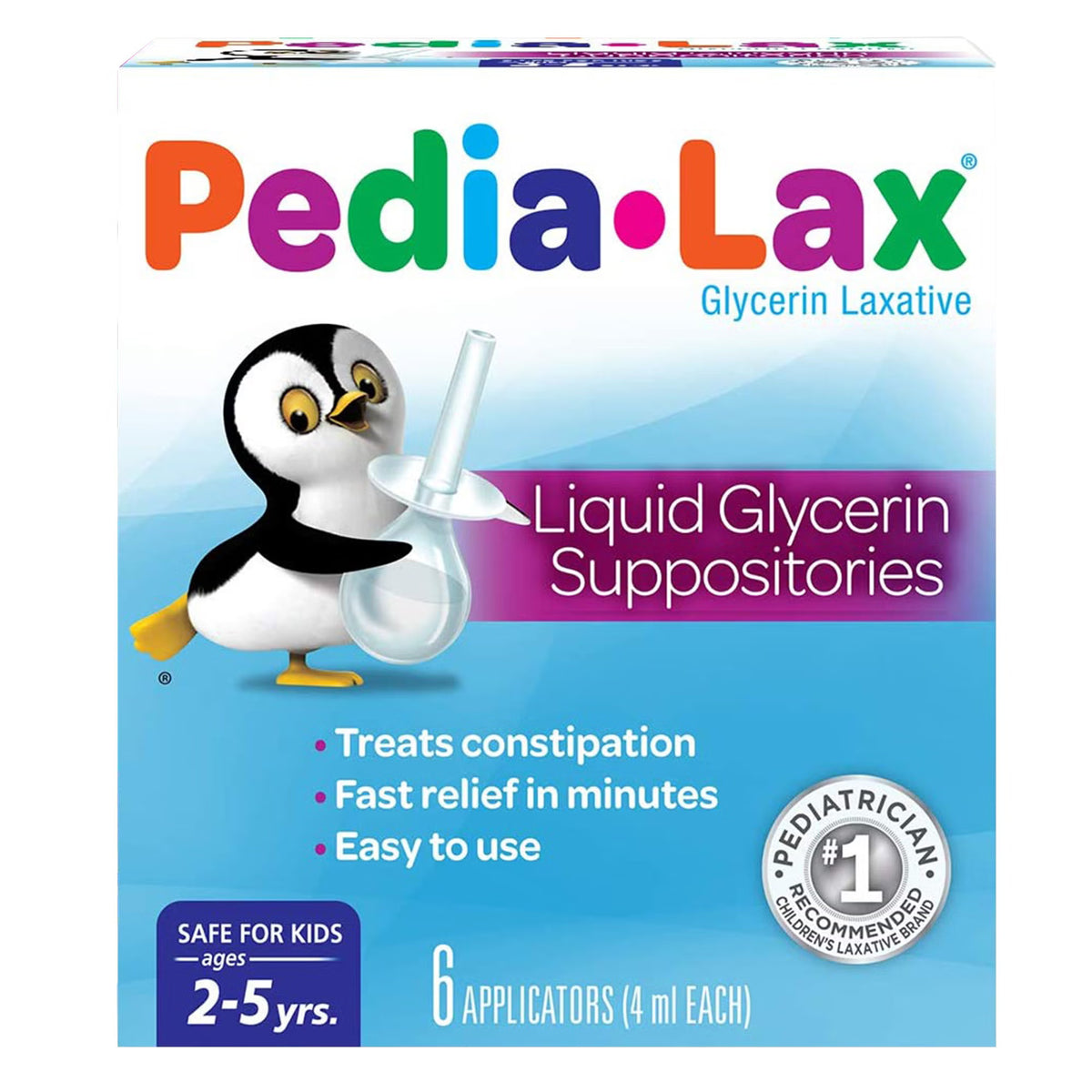 Pedia-Lax Glycerin Laxative (Box of 6)