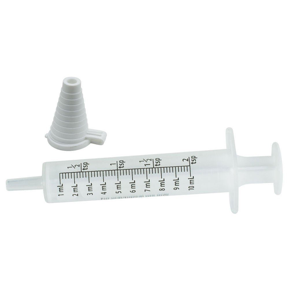 Oral Medication Syringe Korc 10 mL Oral Tip Without Safety (Pack of 6)