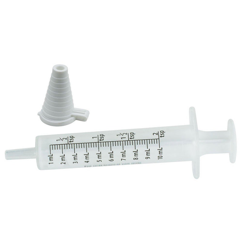 Oral Medication Syringe Korc 10 mL Oral Tip Without Safety 