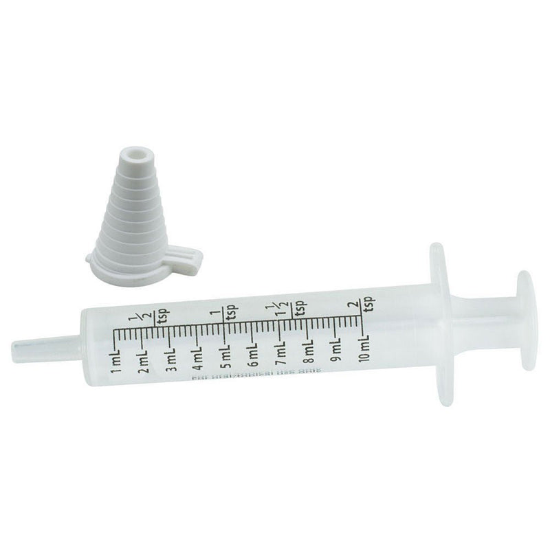 Oral Medication Syringe Korc 10 mL Oral Tip Without Safety 