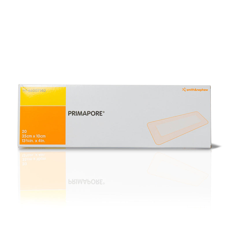 Primapore White Adhesive Dressing, 4 x 13¾ Inch (200/CS) 