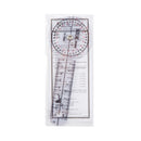 Baseline 360° Head Plastic Goniometer, 6 Inch Arms