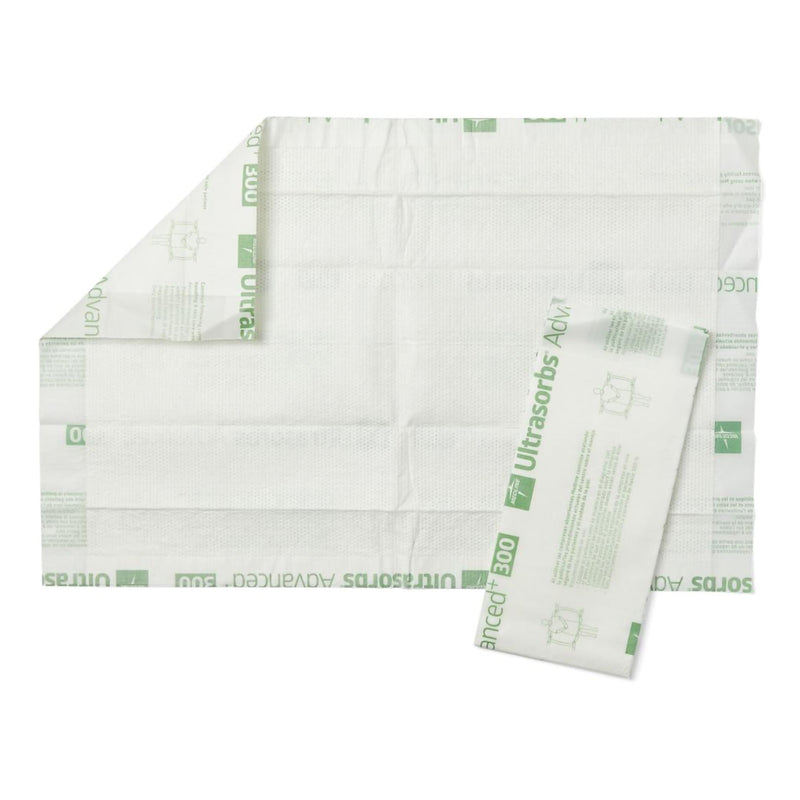 Disposable Underpad Ultrasorbs AP Low Air Loss and Repositioning 23 X 36 Inch Polymer Heavy Absorbency (Case of 70)