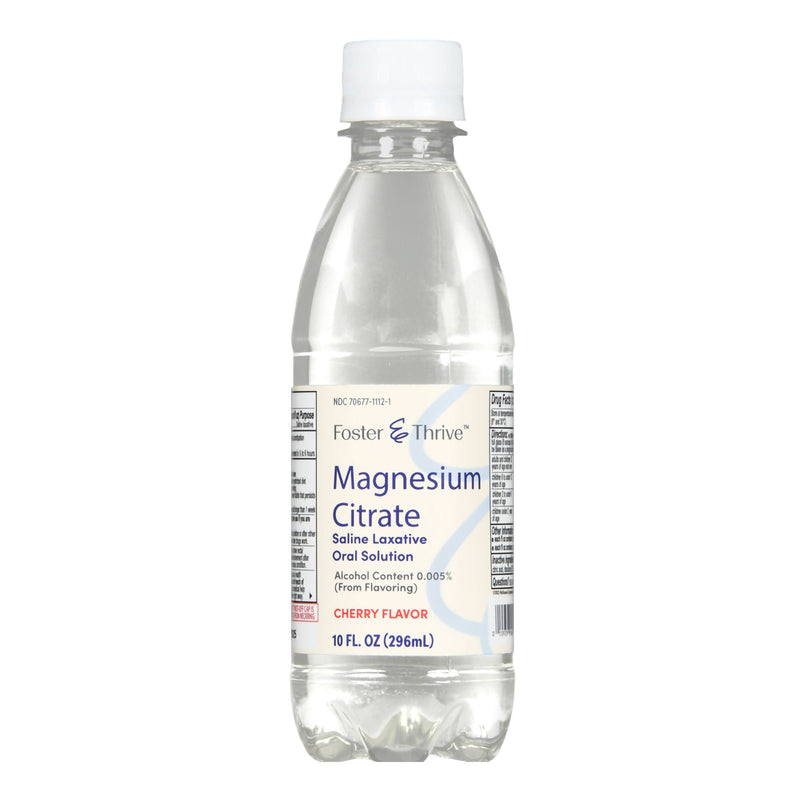 Foster & Thrive Magnesium Citrate Saline Laxative Oral Solution Cherry, 10 oz. (Each)