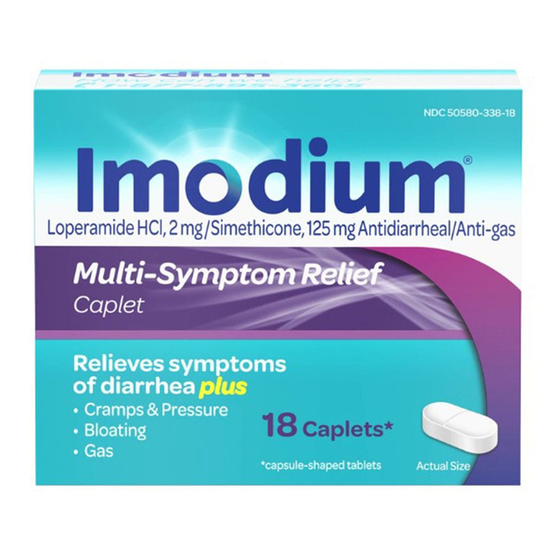 Imodium Multi-Symptom Relief Caplets (Box of 18)