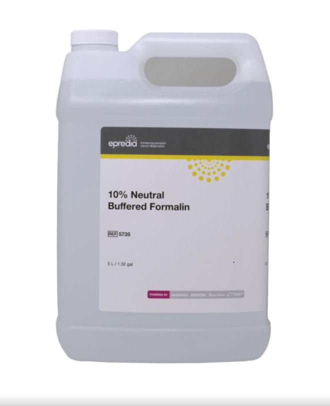 Histology Reagent Richard-Allan Scientific Neutral Buffered Formalin Fixative 10% 5 Liter (Case of 4)