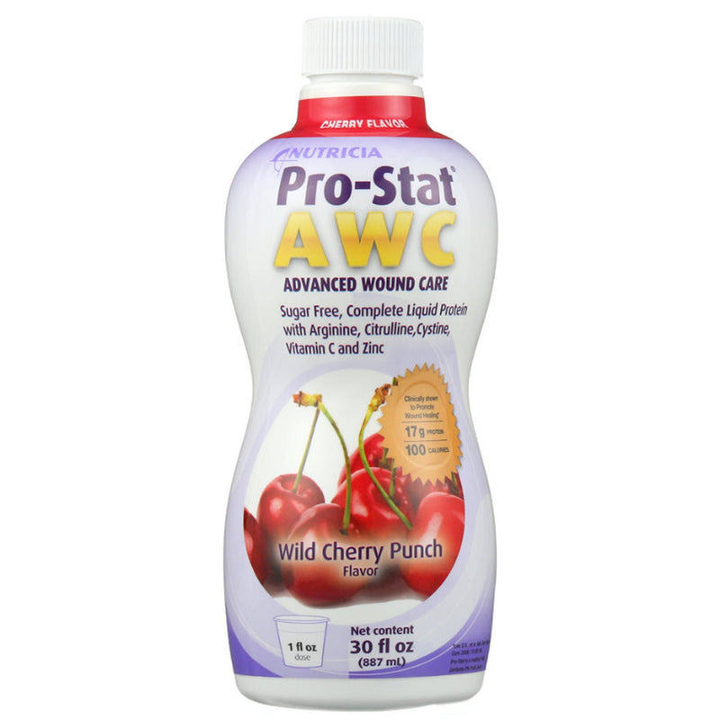 Pro-Stat AWC Wild Cherry Punch Complete Liquid Protein, 30-ounce Bottle (Case of 4)