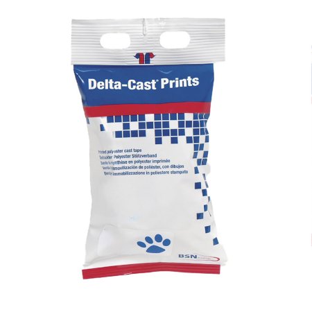 TAPE CAST 2INX4YD PAW PRINT10RL/BX