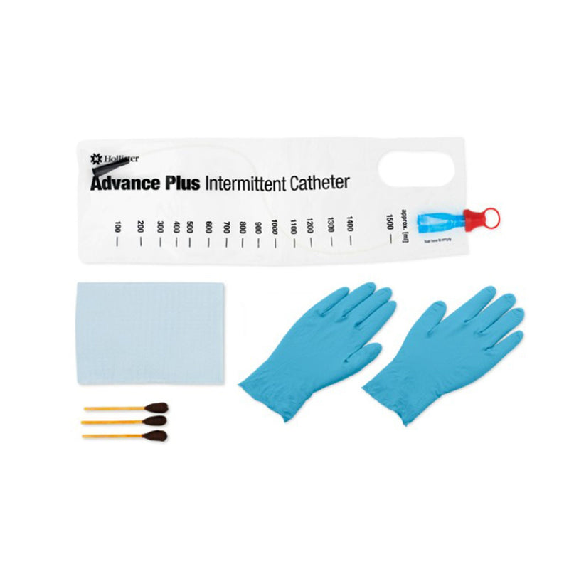 Intermittent Closed System Catheter Tray Advance Plus Straight Tip 16 Fr. Without Balloon PVC (Box of 100)