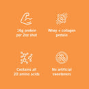 Vidafuel Wellness Protein Drink with Collagen and Whey, Berry Delight Flavor (Case of 6)