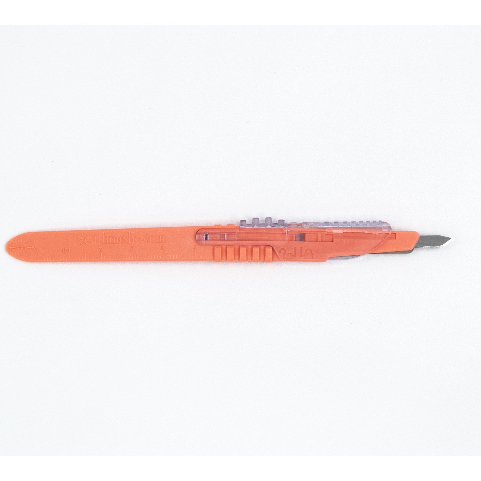 Safety Scalpel No. 15 Polymer Coated Stainless Steel / Plastic Classic Grip Handle Sterile Disposable