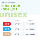 First Quality Products LLC Prevail Per-Fit 360° Daily Briefs, Maximum Plus, Size 1 (80/CS) 