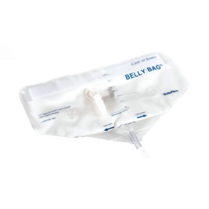 Urinary Drain Bag Belly Bag Anti-Reflux Valve Sterile 1,000 mL Vinyl (Box of 10)