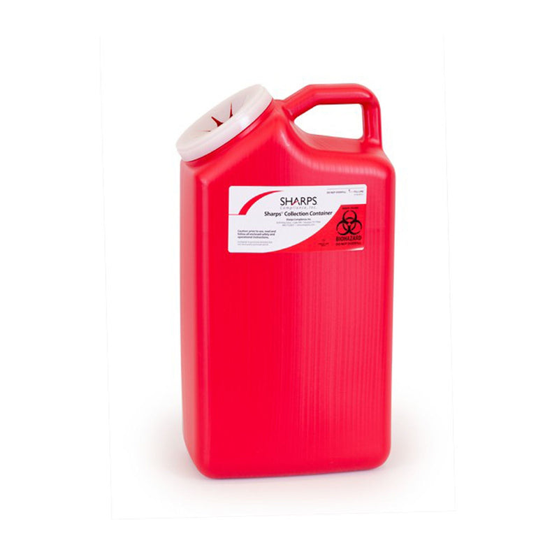 Sharps Recovery System Mailback Sharps Container, 3 Gallon, 17 x 6 x 9 Inch 