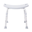 McKesson Aluminum Bath Bench Without Backrest, 15.5 – 19.5 Inch, Gray (Case of 4)