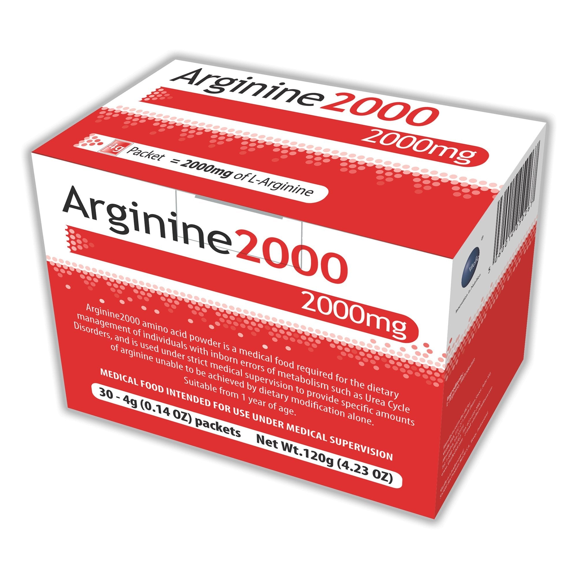 Vitaflo USA LLC Arginine2000 Medical Food for Dietary Management of Inborn Errors of Metabolism (30/CS) 