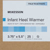 McKesson Infant Heel Warmer, 3.75 x 5.5 Inch (Case of 100)
