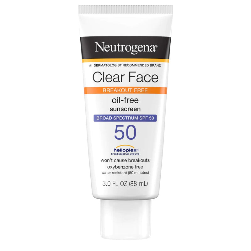 Neutrogena Clear Face Oil-Free Sunscreen, SPF 50 (Each) 
