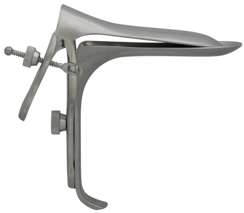 Vaginal Speculum BR Surgical Graves NonSterile Surgical Grade German Stainless Steel 2X-Large Right Side Open Reusable Without Light Source Capability (Each)