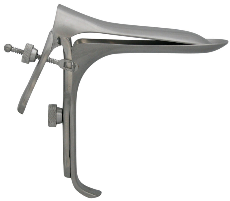 Vaginal Speculum BR Surgical Graves NonSterile Surgical Grade German Stainless Steel 2X-Large Right Side Open Reusable Without Light Source Capability 