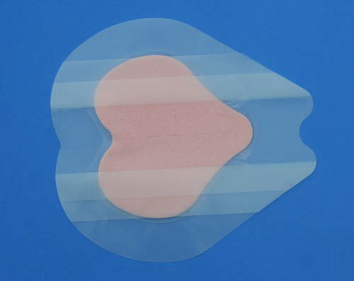 Silver Foam Dressing Polymem Shapes 7-1/5 X 7-4/5 Inch Sacral Sterile 