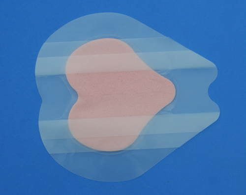 Silver Foam Dressing Polymem Shapes 7-1/5 X 7-4/5 Inch Sacral Sterile (Case)