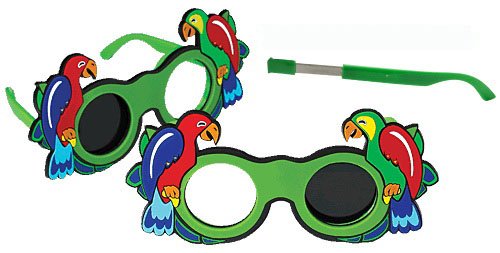 Good-Lite GOOD-LITE Occluder Glasses 3 X 4-4/5 X 6-3/5 Inch Parrot Style Pediatric Multicolored Plastic 