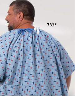 Magna Reusable Patient Gown, One Size Fits Most, Diamond Print (Each)