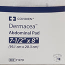 Dermacea Sterile Abdominal Pad, 7-1/2 x 8 Inch (18/TR)