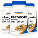 Nutricost Dietary Supplement nutricost Ashwagandha Root 600 mg Strength Capsule 120 Per Bottle (12/CS) 
